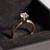 Diamond Engagement Ring: 5/8 Carat Solitaire, 14K Yellow Gold Band 2 thumbnail