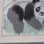Original Chinese Watercolor painting Panda Bear 3 thumbnail