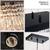Black Rectangle Chandelier Crystal lighting Fixture 4 thumbnail