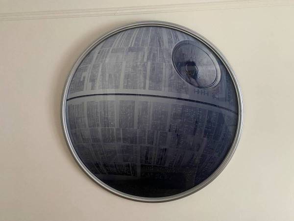 Star Wars Death Star 36” Round Wall Art — Pottery Barn 1