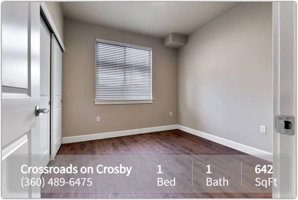 $1,725 / 1br - 642ft2 - Crossroads on Crosby - 1 Bed, 1 Bath, Beautiful landscape views (Tumwater)64031135198851121