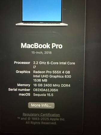 2018 MacBook pro 1