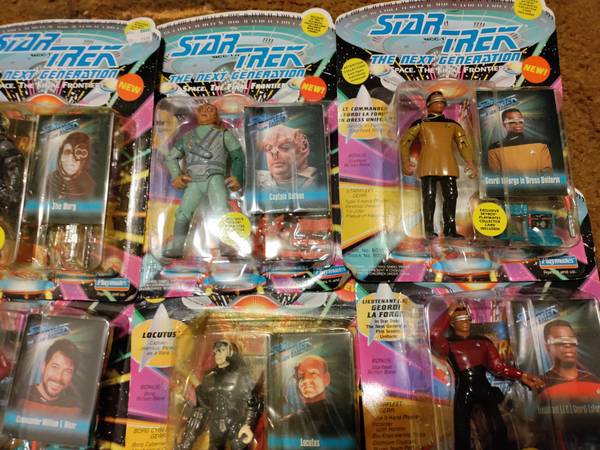Star Trek Next Gen. Figuras de acción (precio reducido) - $85 (área de West Seattle/White Center)63439389630211123