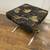 Mid century modern Barcelona style chrome Footstool Ottoman 2 thumbnail