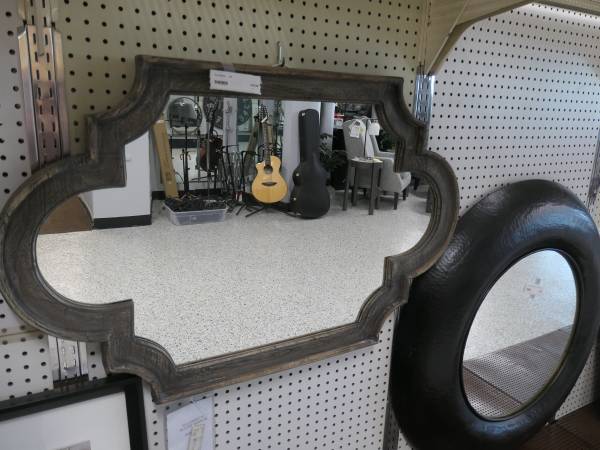 Wood Mirror  37.5x24 1