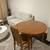 Drop-Leaf Wood Table + Chair - $50 (can sell separately) 1 thumbnail