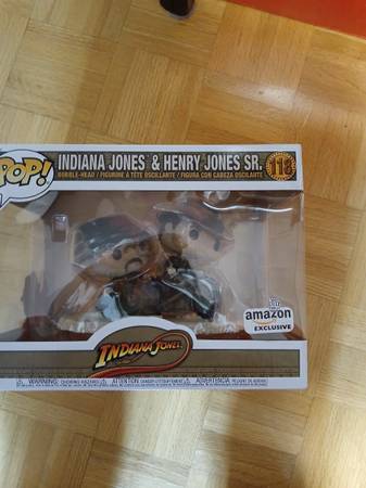 FUNKO POP #118 INDIANA & HENRY JONES EXCLUSIVE VINYL FIGURINE 1