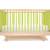 Kalon Studios Caravan Crib with a natural wood frame 1 thumbnail