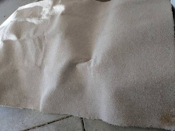 FREE new 8' x 4' beige/tan carpet remnant 1