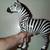 ZEBRA Decoration Black White Mantle Self Standing Vintage 2013 2 thumbnail