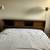 Solid Walnut Double Bed with Cabinet Headboard 1 thumbnail