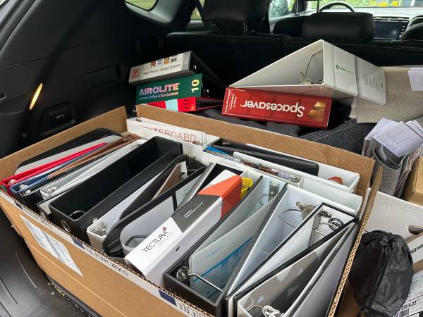 Misc 3 ring binders 1