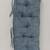 TUFTED INDOOR BENCH/LOVE SEAT CUSHION GRAY 13" x 32" NEW 1 AVAIL 1 thumbnail