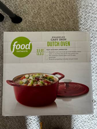 Dutch oven red new 1