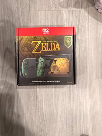 Nintendo Switch 2 Zelda 40th Anniversary + Pro Controller + Case 1