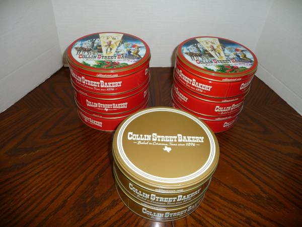 8 Collin Street Bakery Fruit Cake Tins 1
