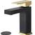 Black & Gold Single Handle Bathroom Sink Faucet W/ Drain #2598 1 thumbnail