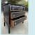 Beautiful Vintage Black Dresser with Hand Guilded Gold Accents!!! 2 thumbnail