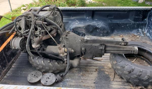 67 Sunbeam Alpine engine and transmission