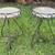Set of Vintage Spanish Revival Style Iron Scroll Planter Stands 1 thumbnail