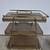 MCM Cosco Metal 3 Tier Rolling Bar Cart Expandable 4 thumbnail
