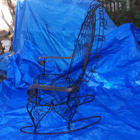 Wrought Iron Peacock-Style Rocker - $270 (Dothan)63440435480449121