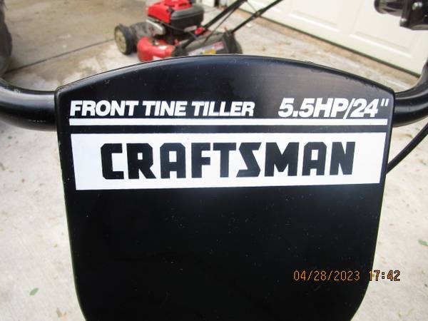 Craftsman Tiller 1