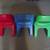 KIDS DURABLE PLASTIC TABLE with 3 CHAIRS 5 thumbnail