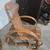 Set of Wicker Reclining Chairs w/ Foot Rest & 2 Side Tables 5 thumbnail