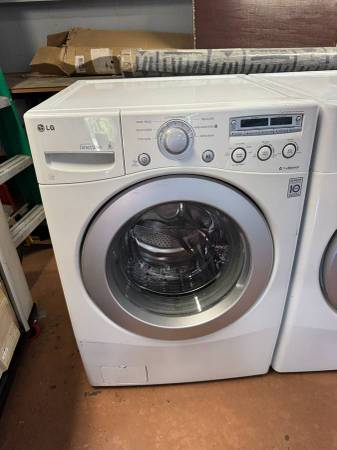 LG Front Loading Washer and Dryer 1