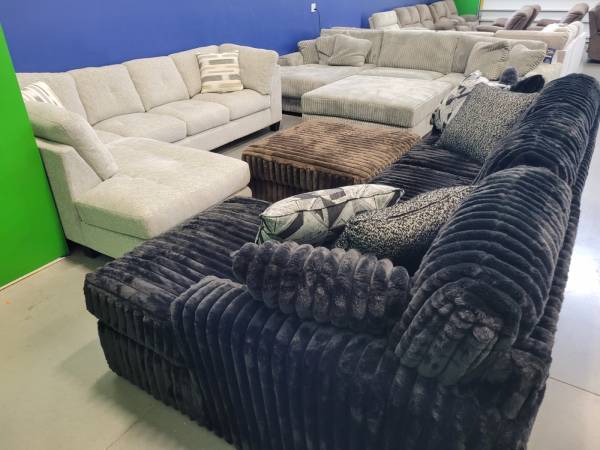 Clearance priced Sectionals, Sofas, Loveseats! All in stock TODAY 1