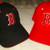 2 Boston Red Sox Baseball Caps Set 1 thumbnail