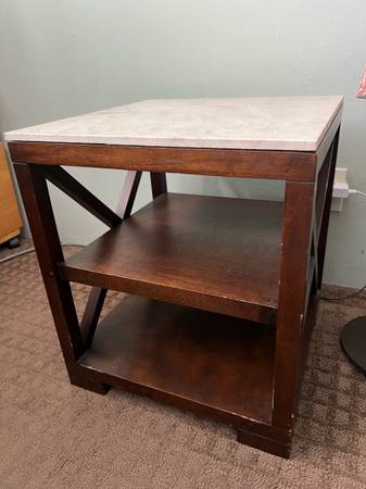 Marble Top Side Table 1