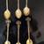 Antique silver gold plated dessert spoons 6 thumbnail