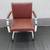 Knoll Mies Van Der Rohe Brno Flat Bar Chair Maroon Leather Made In Italy 2 thumbnail