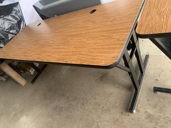 Adjustable Height heavy duty 71" desk 1