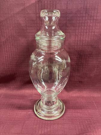 VTG. APOTHECARY JAR. 1