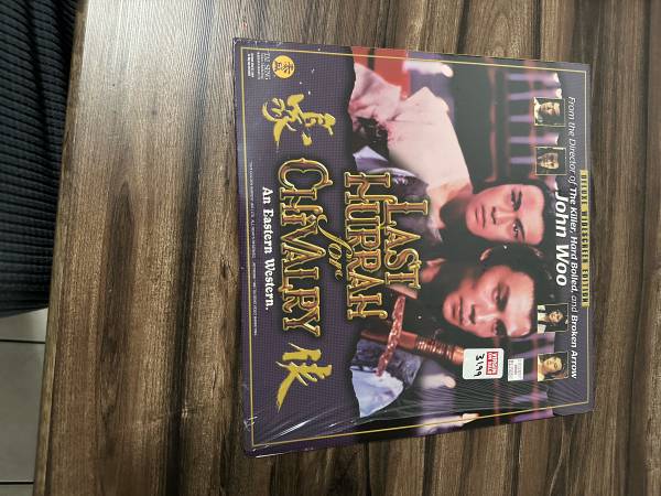 LAST HURRAY FOR CHIVALRY ~ JOHN WOO  DELUXE WIDESCREEN LASERDISC(12") NEW SEALED 1