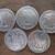 5 Walking Liberty half dollars. 1935 to1945 3 thumbnail