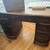 Mid-century modern desk, more desks, tv cart, wooden striped chest 2 thumbnail