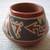Red Pottery Signed Minnie Santa Clara 2 thumbnail