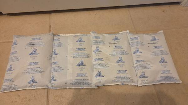 Free ice pack cold pak gel - nordic ice; 4 packs 1