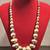 LC Liz Claiborne gold & silver clunky beaded necklace 16" long + 4" ex 2 thumbnail