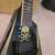 Firefly Alexi Laiho guitar with green pinstripe and green skull 3 thumbnail