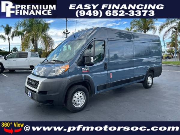 S. 2019 RAM PROMASTER CARGO VAN 3500 HIGH ROOF EXTENDED BACKUP CAM 1