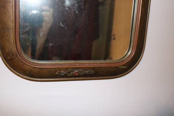 Art Deco Etched Wall Mirror - $400 (Olympia)63436056313729124