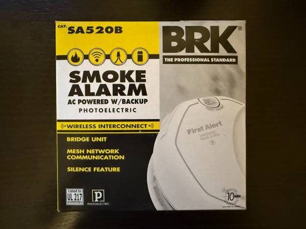 BRAND NEW BRK-First Alert SA520B Wireless Interconnect Smoke Alarm 1