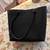 New Martha Stewart Leather Black Tote 2 thumbnail