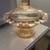 Pink depression glass bowl with lid 2 thumbnail