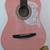 Folk Guitar full  size PINK Johnson w/ Case Model JG-100-PK Nice! 2 thumbnail
